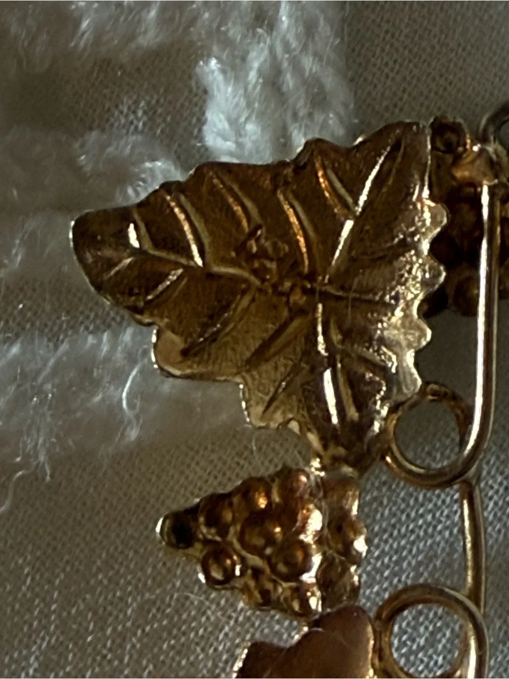 1940s Anson Black Hills Gold Necktie  -